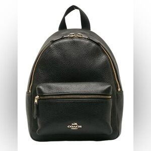 Coach pebbled leather backpack.